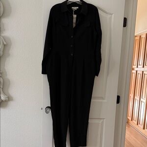Boden Black Long Sleeve Jumpsuit